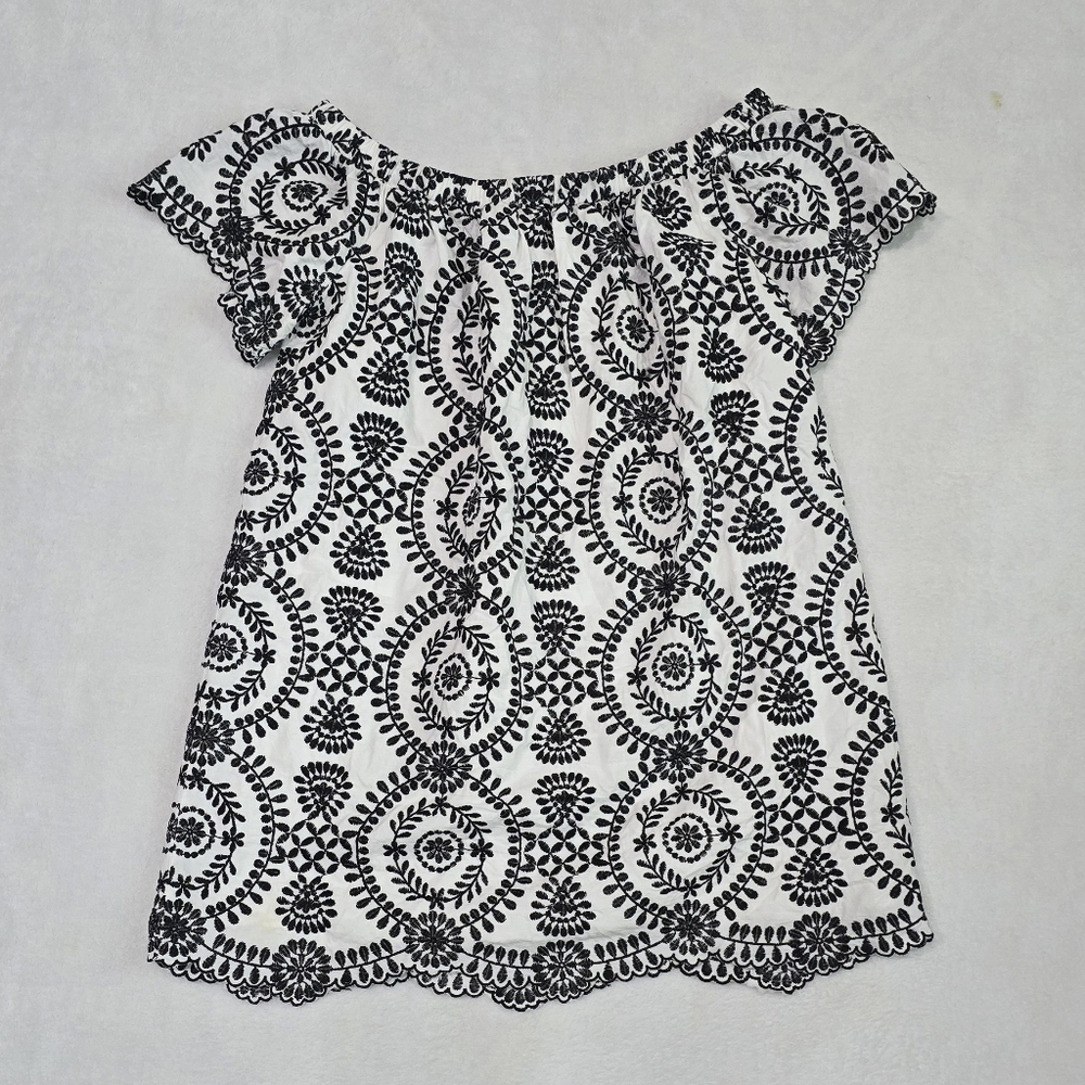 Elegant Black and White Women's Dress